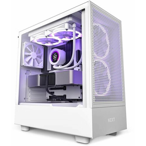 Компьютерный корпус NZXT H5 FLOW, Белый