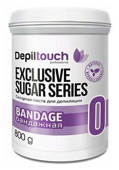 DEPILTOUCH PROFESSIONAL Exclusive sugar series Сахарная паста для депиляции Bandage (Бандажная 0), 800 гр