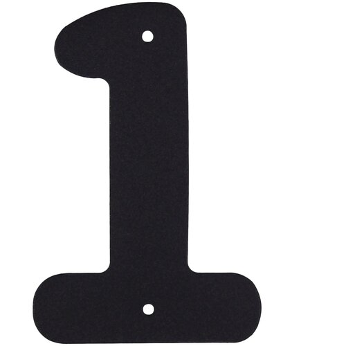Цифра «1» Larvij большая цвет чёрный