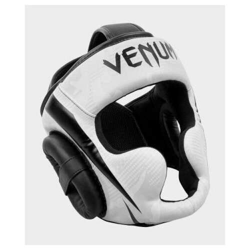 фото Боксерский шлем venum elite white camo