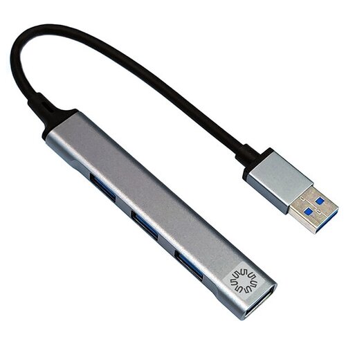 5bites USB-концентраторы HB31-313SL Концентратор 1 USB30 3 USB20 USB PLUG SILVER 112300₽