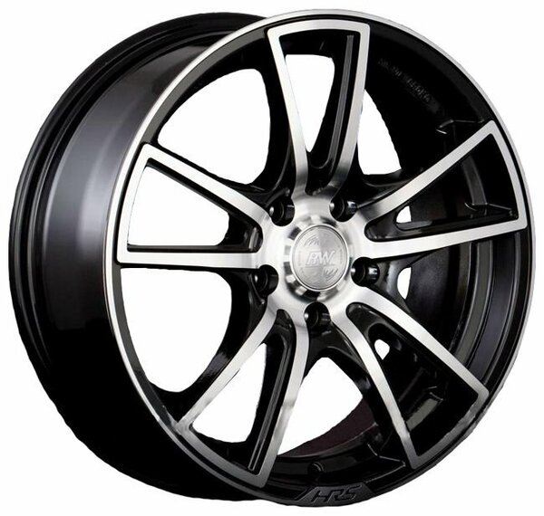 Колесный диск Racing Wheels H-411 6.5х15/5х105 D56.6 ET35, BK F/P