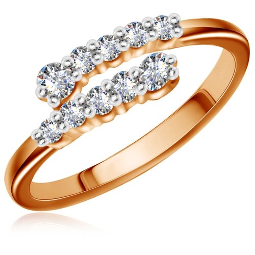фото Бронницкий ювелир кольцо из красного золота r5111669, размер 13