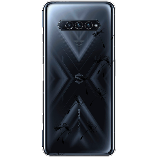 Силиконовый чехол на Xiaomi Black Shark 4S Pro / Сяоми Блэк Шарк 4S Про Летящие одуванчики, прозрачный силиконовый чехол на xiaomi black shark 5 сяоми блэк шарк 5 летящие одуванчики прозрачный
