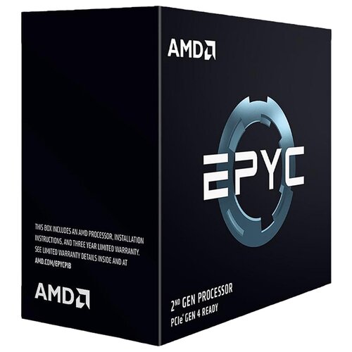 Процессор AMD EPYC 7252 8 Cores, 16 Threads, 3.1/3.2GHz, 64M, DDR4-3200, 2S, 120/150W