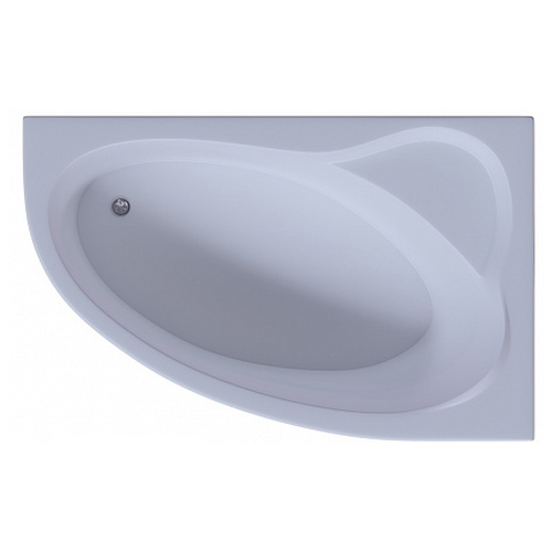 Акриловая ванна Aquatek Фиджи 170x110 FID170-0000010 правая, без гидромассажа, без фронтального экрана (вклеенный каркас)