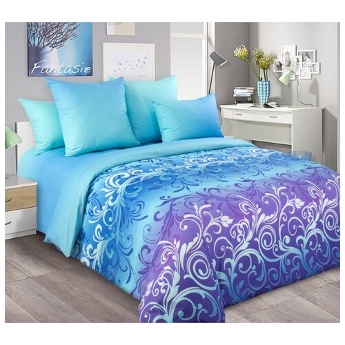 фото Постельное белье «фрея (2.0 европростыня)» перкаль текс-дизайн