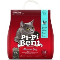 Наполнитель для кошачьих туалетов PI-PI-BENT комкующийся Pi-Pi Bent Морской бриз 5 кг