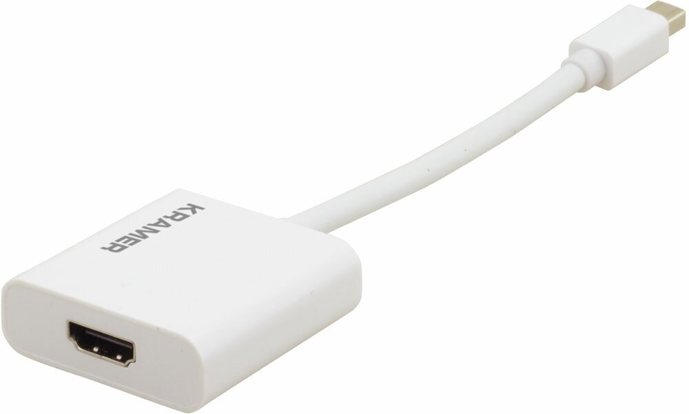 Переходник Mini DisplayPort (M) - HDMI (F) 0.15м Kramer (ADC-MDP/HF)