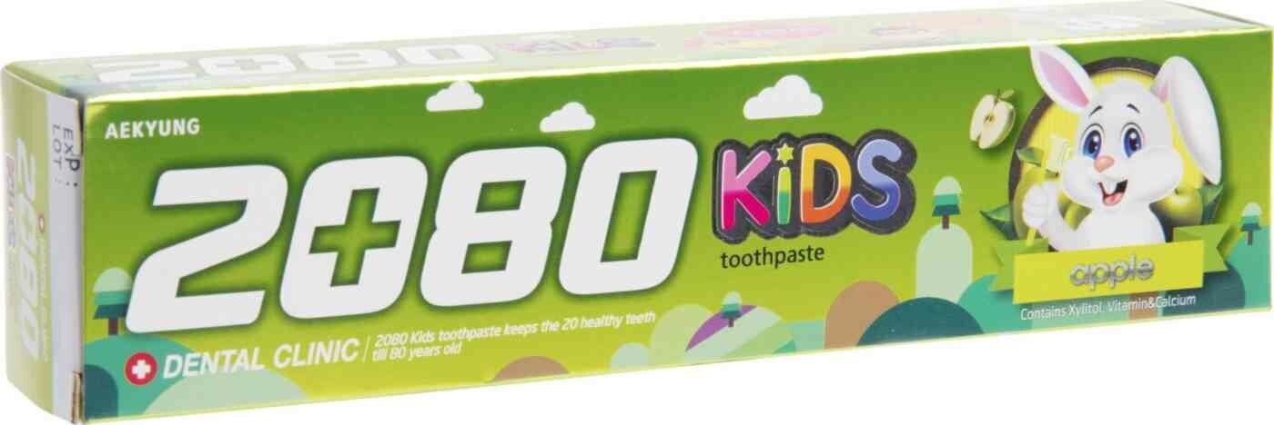 Kerasys DC 2080 Toothpaste Kids Детская зубная паста, яблоко 80 г (Kerasys, ) - фото №7