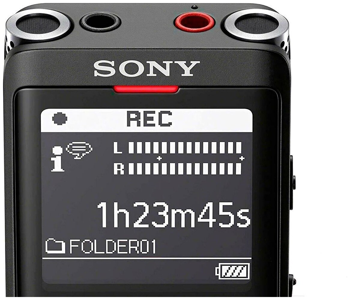 Диктофон SONY ICD-UX570B 4 Gb, черный [icdux570b.ce7] - фото №3