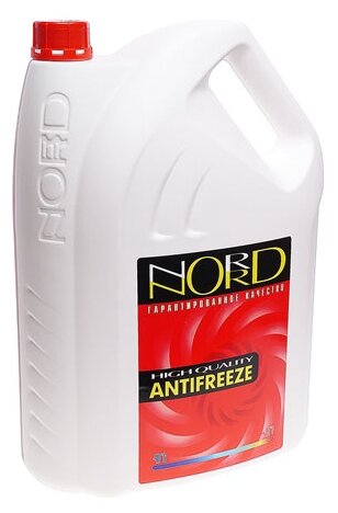 Антифриз Nord High Quality Antifreeze Готовый -40C Красный 10 Кг Nr 20485 nord арт. NR 20485