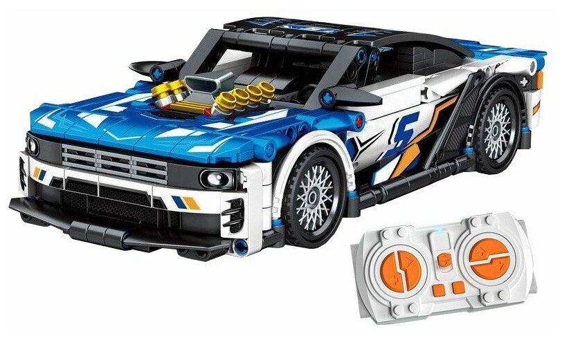 Конструктор Sembo Block Спорткар Nissan на радиоуправлении 701896