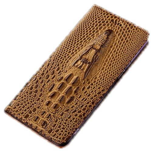 фото Чехол-книжка mypads premium для motorola nexus 6 из натуральной кожи с объмным 3d рельефом головы кожи крокодила роскошный эксклюзивный темно-коричневый