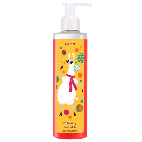 AVON лама Детское жидкое мыло для рук с ароматом клубники , 250 мл