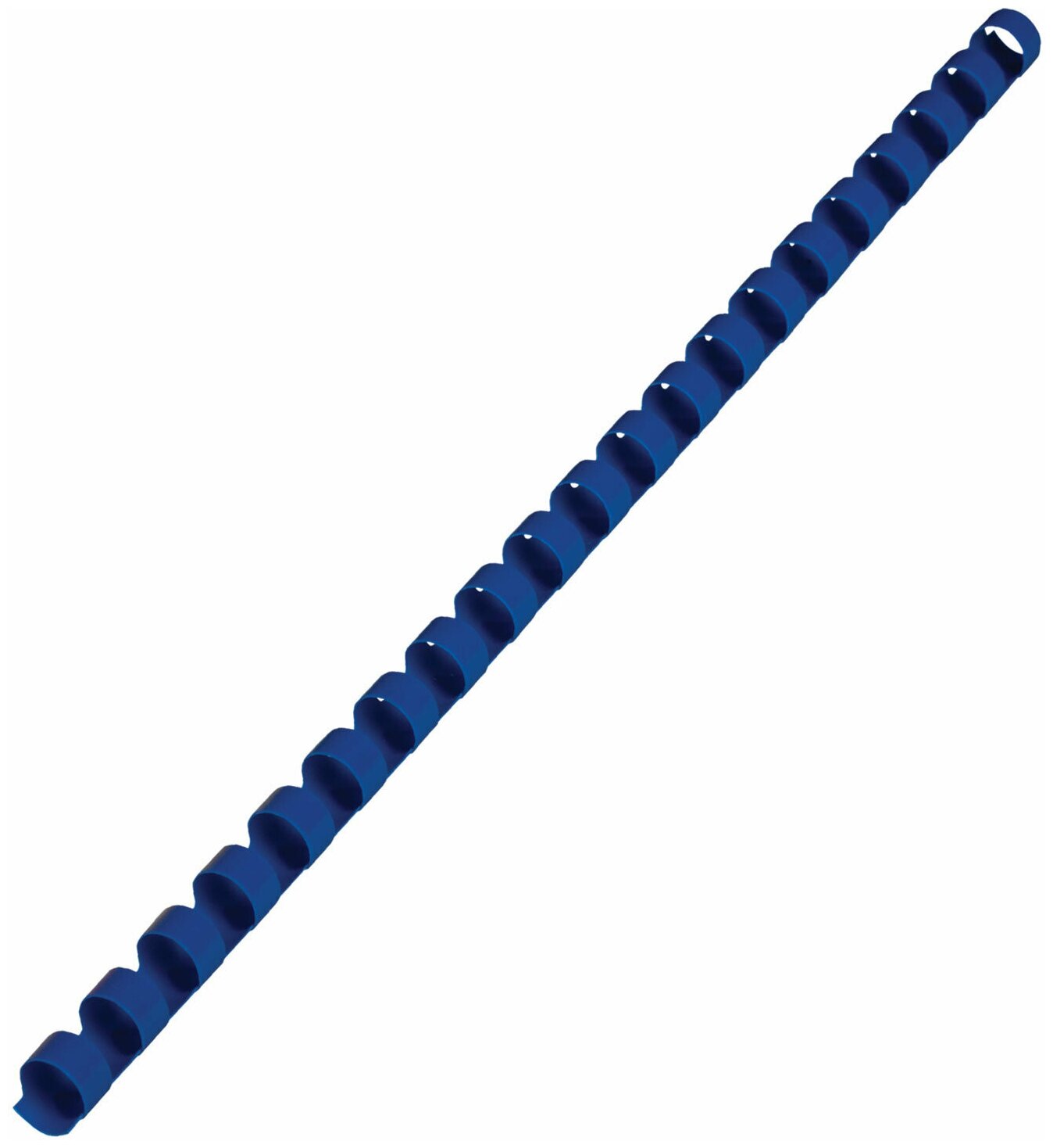 Пружины пласт. д/переплета, комплект 100шт, 10 мм (для сшивания 41-55л), синие, BRAUBERG, 530909