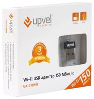 Wi-Fi адаптер UPVEL UA-210WN черный