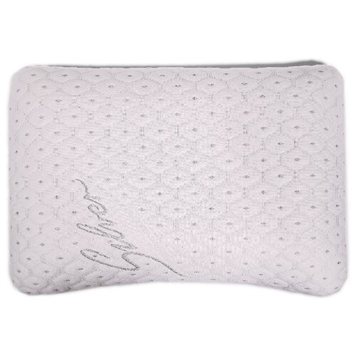 фото Асветида подушка классическая с эффектом памяти серебро 40*60см