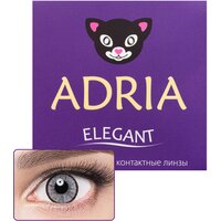 Контактные линзы цветные ADRIA, Adria Elegant color, Квартальные, GRAY, -3,50 / 14,2 / 8,6 / 2 шт.