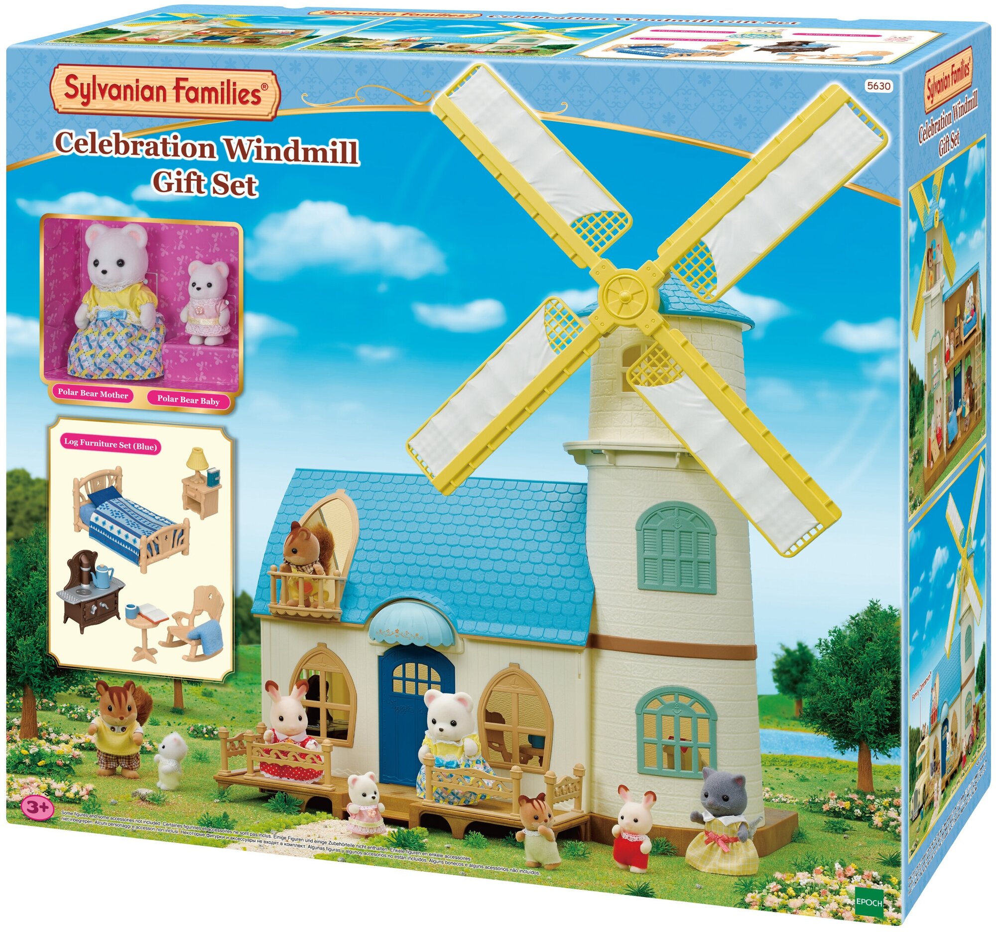 Игровой набор Sylvanian Families Ветряная мельница 5630 - фото №8