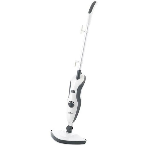 Паровая швабра Kitfort КТ-1006 1500 Вт 450 мл шнур 5 м черно-белая 1069700₽
