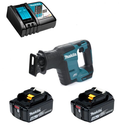 Пила сабельная аккумуляторная 255мм 18В Li-Ion 2x4Ач зу Makita DJR188RM2 4296000₽