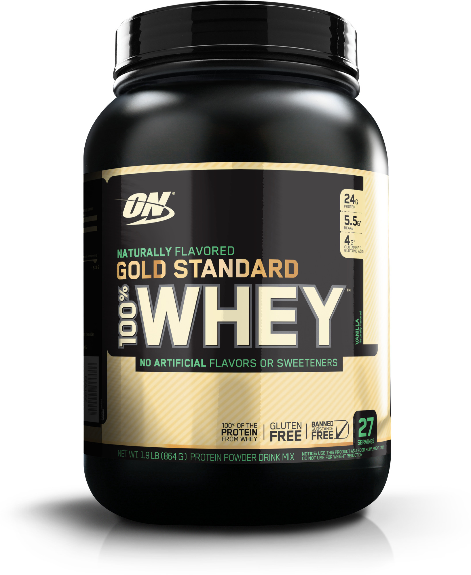 OPTIMUM NUTRITION Natural Whey Protein Gold Standard 2lb (908 г) (Vanilla)