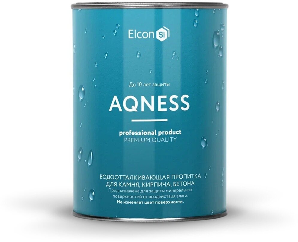 Пропитка для камня Elcon Aqness, водоотталкивающая, 0,9 л