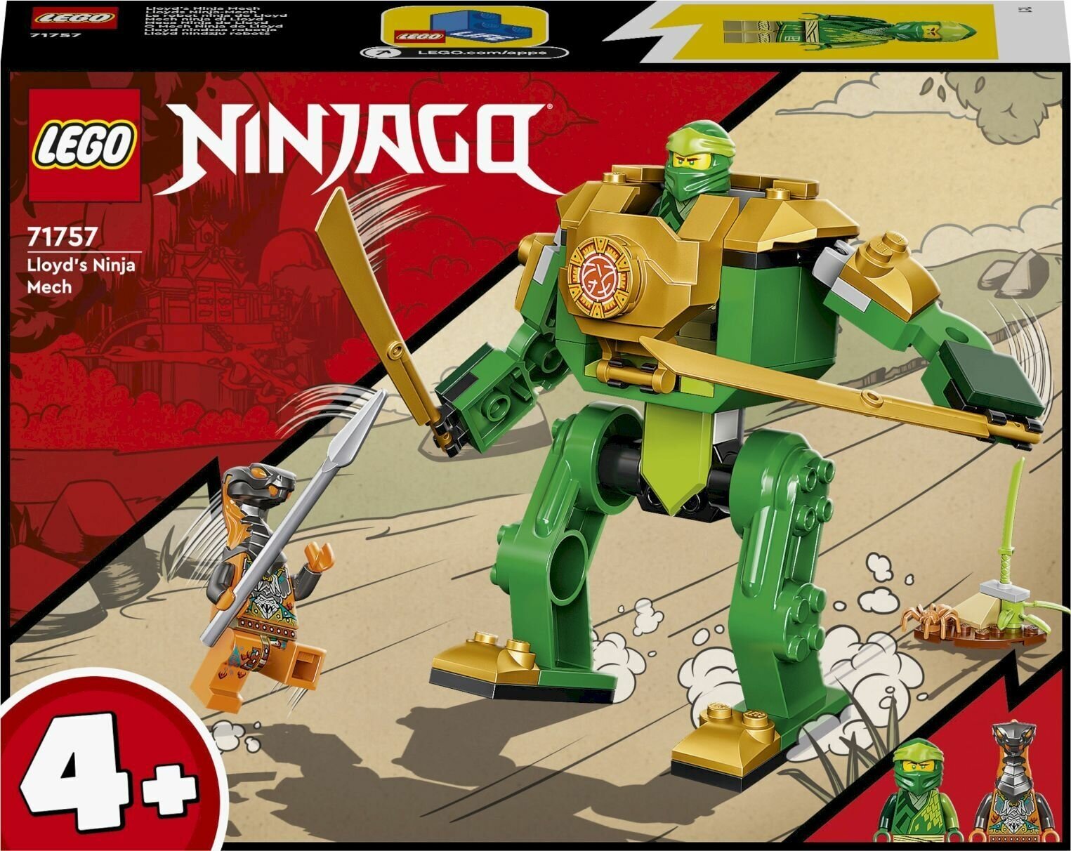 Конструктор LEGO Ninjago 71757 Робот-ниндзя Ллойда