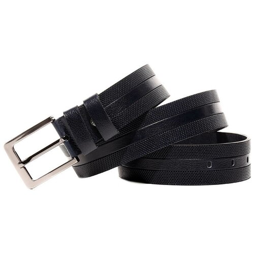 фото Ремень vitacci lg0040-135 мужской синий натуральная кожа