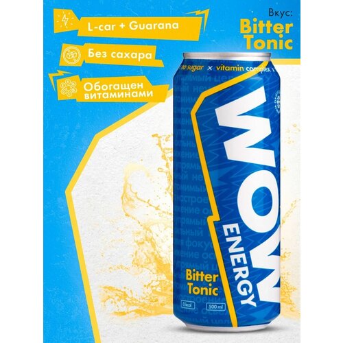 WOW Energy drinks 500ml (Bitter tonic)