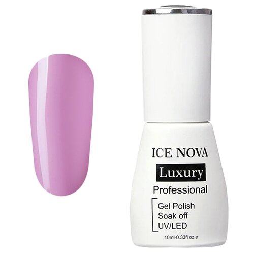 ICE NOVA Гель-лак Luxury Professional, 10 мл, 073 plum