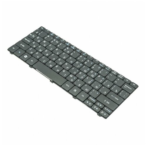 Клавиатура для ноутбука Acer Aspire One D255 / Aspire One D260 / Aspire One 521 и др, черный клавиатура для ноутбука acer aspire one d255 aspire one d260 aspire one 521 и др белый