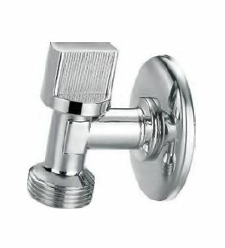 Кран для бытовой техники угловой RVC (15) 1/2"ш х 3/4"ш с отражателем (ручка сверху)