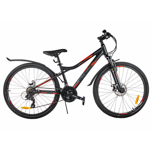 Велосипед взрослый горный Stels Navigator 610 MD 26 V050 2023 года рама 16 черно-красный 33863₽