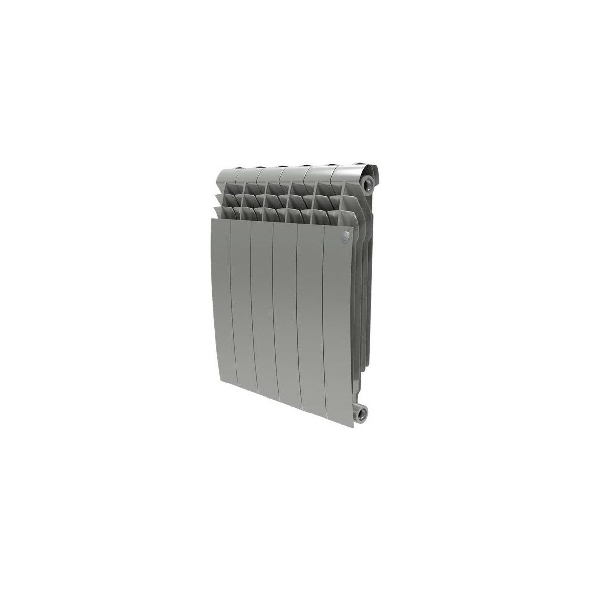 Радиатор отопления ROYAL THERMO Biliner 500 new - 6 секций биметалл Silver Satin