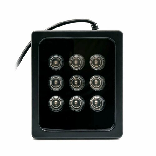 Уличный ИК прожектор КДМ 6046C-90 (70 м) (N55375UL) IP65 для видеонаблюдения и камер. Угол: 90 град, дальность до 70м, светодиоды 9 шт. Инфракрасная