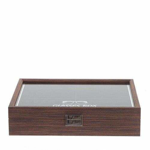 Шкатулка для украшений органайзер для хранения очков аксессуаров деревянная дорожная 355 x 27 x 8 см 6260₽