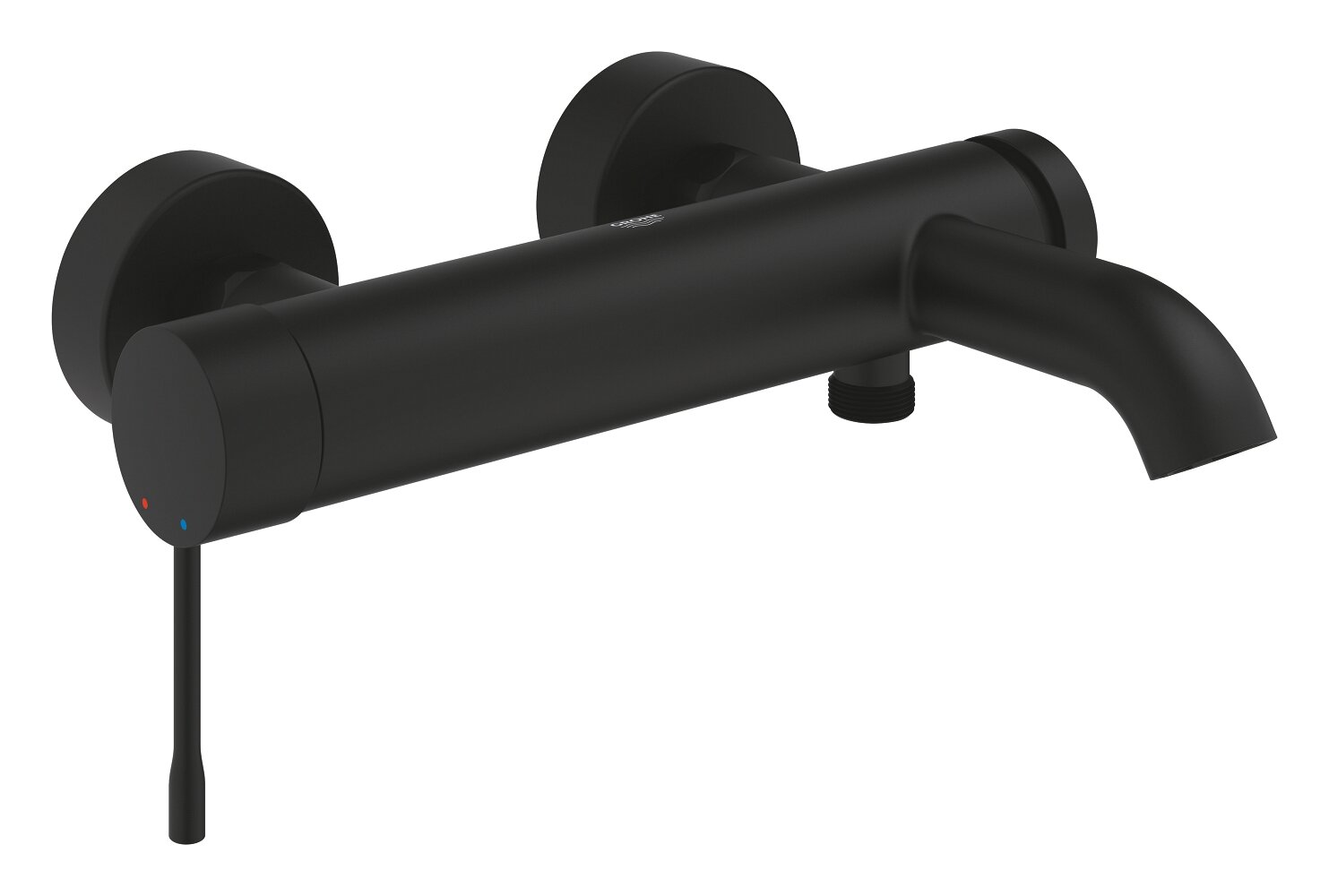 Смеситель для ванны с душем Grohe Essence фантомный черный - фото №1