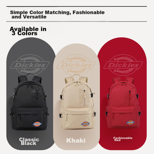 Изображение товара Рюкзак Dickies, Backpack 2024 New Style Travel Bag Large Capacity Can Hold M, большая вместимость, для путешествий, городской, школьный, унисекс