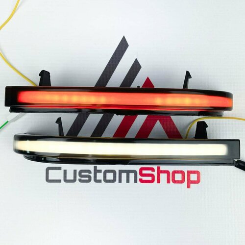 Повторители поворотников в зеркала Лада Приора 2170 Lexus в стиле White Мульти плазма