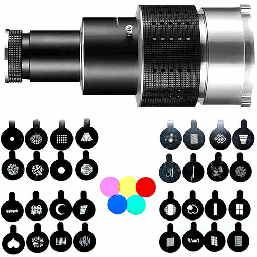 Оптическая насадка Wansen MM-06 Condenser, +34 гобо-фильтра