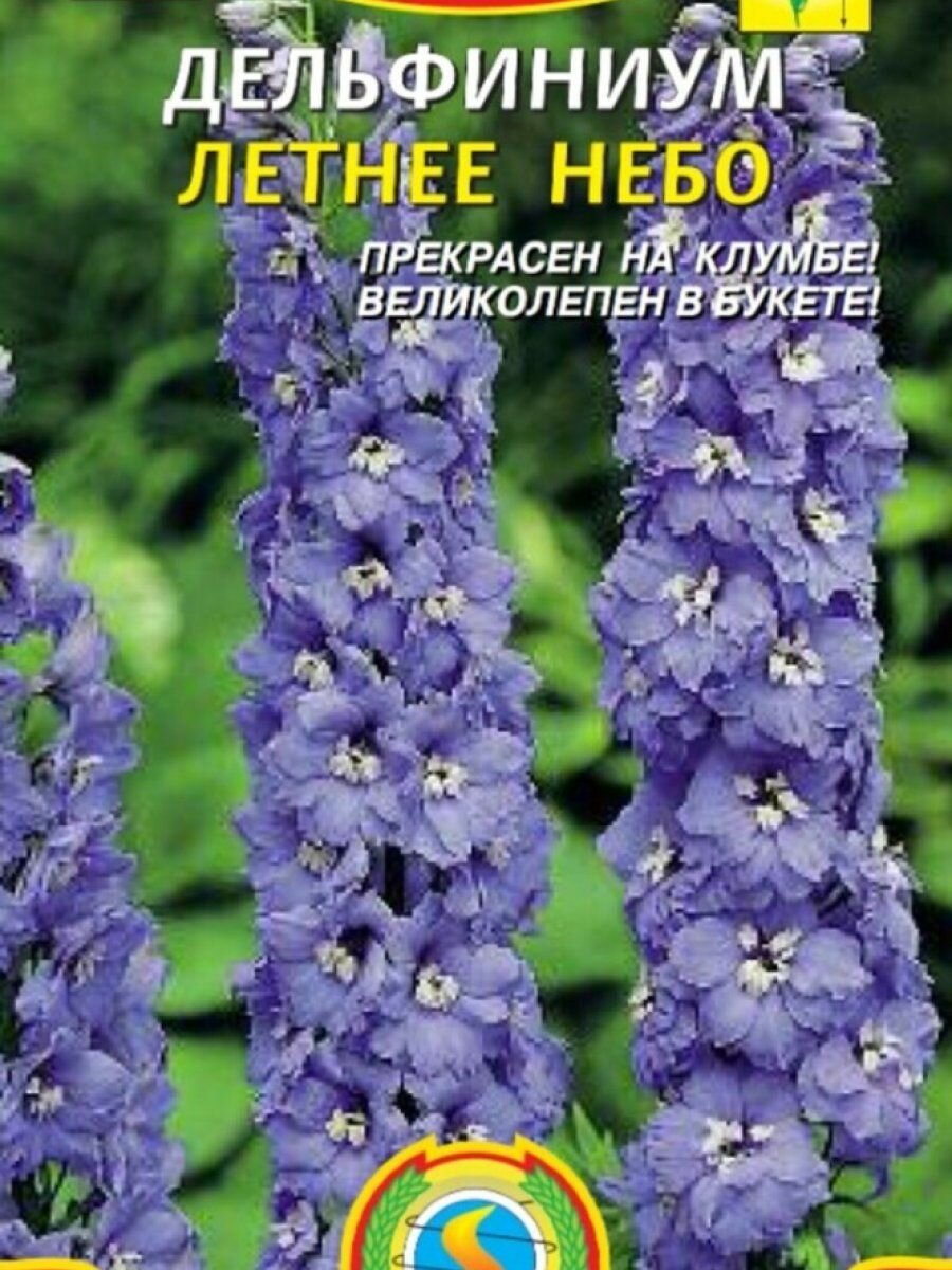 Семена Дельфиниум Летнее небо 005 гр Плазменные семена