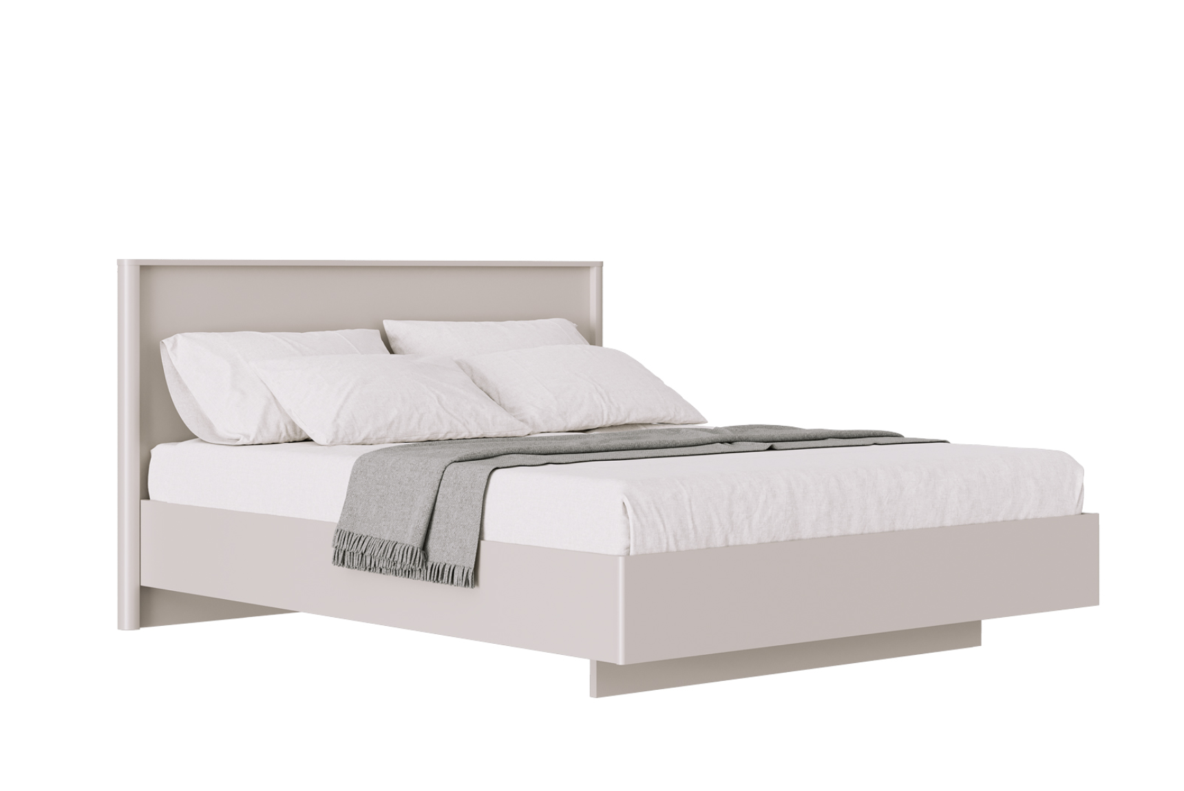 Кровать двуспальная DALIA LOZ160 без основания БРВ Мебель DALIA LOZ160 персидский жемчуг ш.174 см, в. 102 см, гл. 203,5 см.