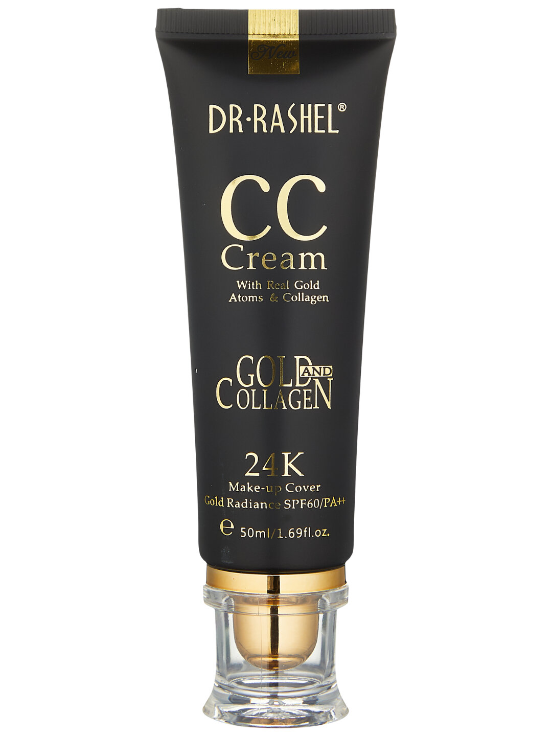 Ональный крем 24K Gold Collagen CC Cream SPF60 "Dr Rashel", 50 мл — фото 1
