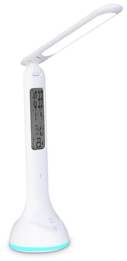 фото Настольная лампа LAOPAO T19A с температурой и часами