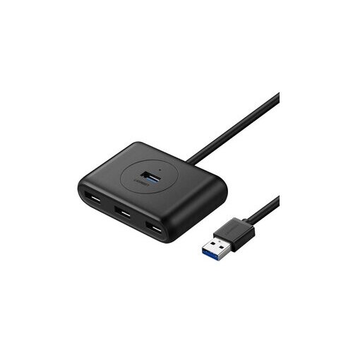 Хаб UGREEN CR113 (20291) USB 3.0 Hub. Длина 1 м. Цвет: черный