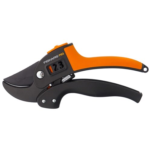 фото Секатор FISKARS PowerStep P83 черный/оранжевый