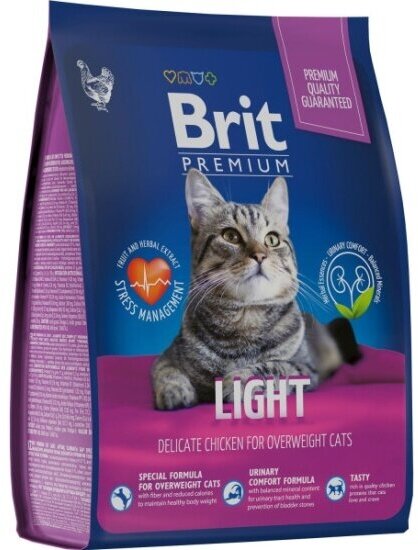Сухой корм для кошек Brit Premium , с курицей, с куриной печенью 2 кг - фотография № 5