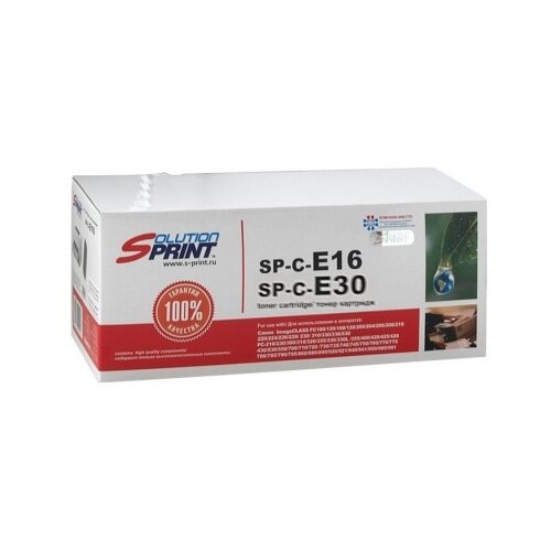 SOLUTION PRINT SP-C-E16/30, 4000 стр, черный